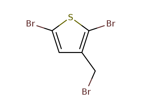 2,5-dibromo-3-(bromomethyl)thiophene
