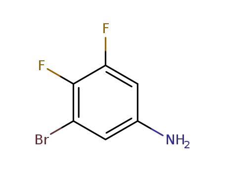 Molecular Structure of 875664-41-8 (3-BROMO-4,5-DIFLUOROANILINE)