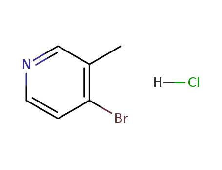 Molecular Structure of 40899-37-4 (4-BROMO-3-PICOLINE HCL)