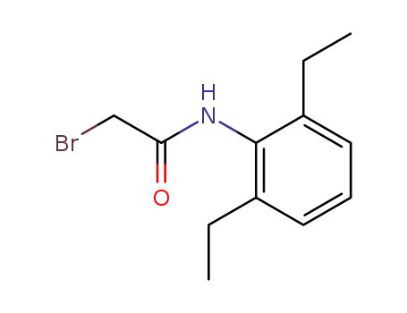 Molecular Structure of 20781-88-8 (2-BROMO-N-(2,6-DIETHYLPHENYL)ACETAMIDE)