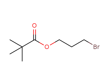 Molecular Structure of 62047-54-5 (Propanoic acid, 2,2-dimethyl-, 3-bromopropyl ester)