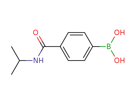 Molecular Structure of 397843-67-3 (4-(N-Isopropylaminocarbonyl)phenylboronic acid)