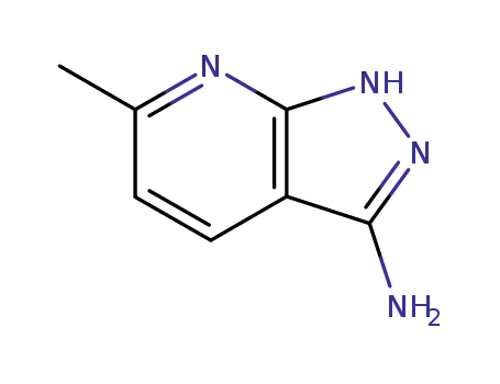 Molecular Structure of 79173-38-9 (6-Methyl-1H-pyrazolo[3,4-b]pyridin-3-amine)