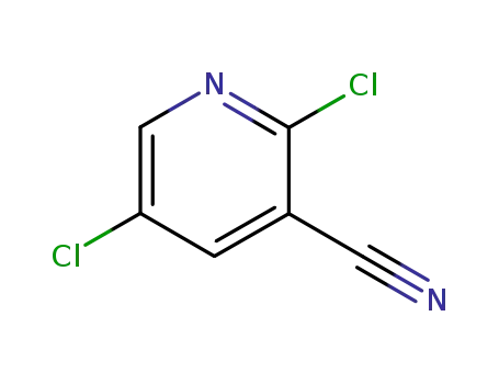 Molecular Structure of 126954-66-3 (2,5-Dichloronicotinonitrile)