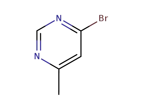 Molecular Structure of 69543-98-2 (Pyrimidine, 4-bromo-6-methyl- (9CI))