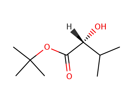 Molecular Structure of 4216-96-0 (tert-Butyl (R)-2-hydroxy-3-methylbutyrate)