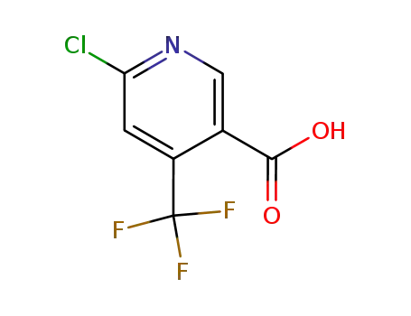 Molecular Structure of 261635-77-2 (6-CHLORO-4-(TRIFLUOROMETHYL)NICOTINICACID)