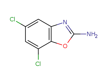 Molecular Structure of 98555-67-0 (5,7-dichloro-benzoxazol-2-ylamine)