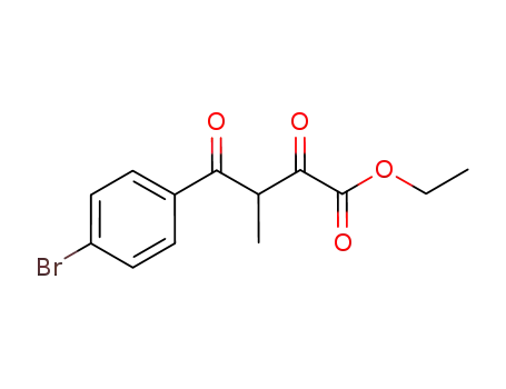 Molecular Structure of 1166390-93-7 (Benzenebutanoic acid, 4- broMo-β-Methyl-α,γ- dioxo-, ethyl ester)