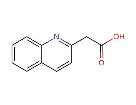 Molecular Structure of 284477-00-5 (2-(Quinolin-2-yl)acetic acid)