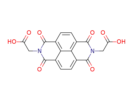 Molecular Structure of 5880-06-8 ((7-(carboxymethyl)-1,3,6,8-tetraoxo-3,6,7,8-tetrahydro-1H-benzo[lmn][3,8]phenanthrolin-2-yl)-acetic acid)