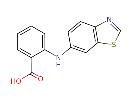 Benzoic acid, 2-(6-benzothiazolylamino)-