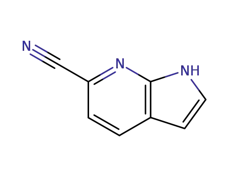 Molecular Structure of 189882-33-5 (1H-PYRROLO[2,3-B]PYRIDINE-6-CARBONITRILE)