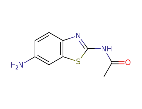 Molecular Structure of 533-41-5 (Acetamide, N-(6-amino-2-benzothiazolyl)- (9CI))