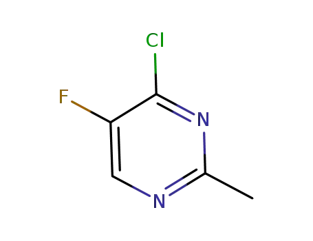 Molecular Structure of 898044-50-3 (4-CHLORO-5-FLUORO-2-METHYL-PYRIMIDINE)