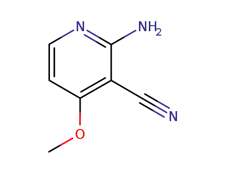 Molecular Structure of 98651-70-8 (2-amino-4-methoxypyridine-3-carbonitrile)