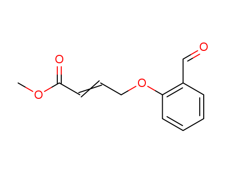 2-Butenoic acid, 4-(2-formylphenoxy)-, methyl ester