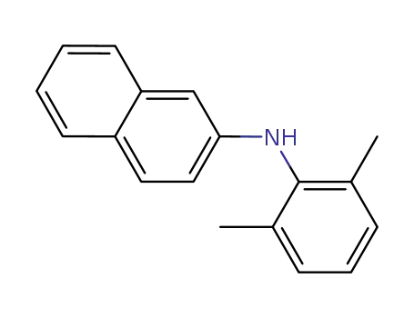 Molecular Structure of 6364-08-5 (N-2,6-dimethylphenyl-2-naphthylamine)