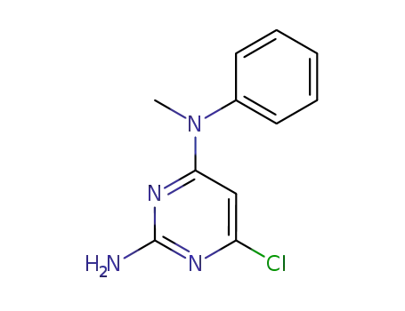 Molecular Structure of 6303-43-1 (6-chloro-N~4~-methyl-N~4~-phenylpyrimidine-2,4-diamine)