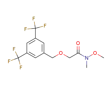 2-(3,5-bis(trifluoromethyl)benzyloxy)-N-methoxy-N-methylacetamide