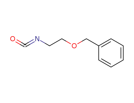 Molecular Structure of 78407-19-9 (Benzene, [(2-isocyanatoethoxy)methyl]-)
