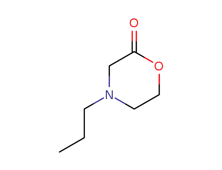 Molecular Structure of 148854-55-1 (2-Morpholinone, 4-propyl-)
