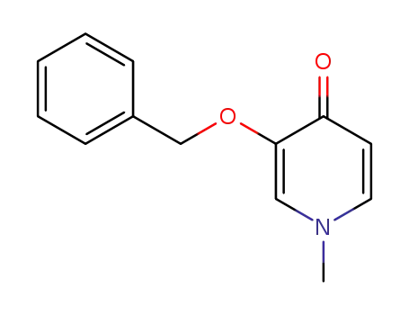 Molecular Structure of 1064077-34-4 (3-Benzyloxy-1-methyl-1H-pyridin-4-one)