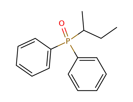 Molecular Structure of 4252-61-3 ((butan-2-yl-phenyl-phosphoryl)benzene)