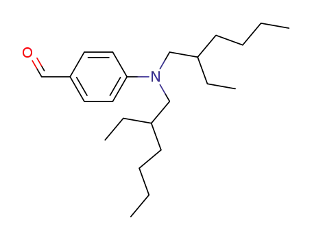Molecular Structure of 821789-50-8 (Benzaldehyde, 4-[bis(2-ethylhexyl)amino]-)