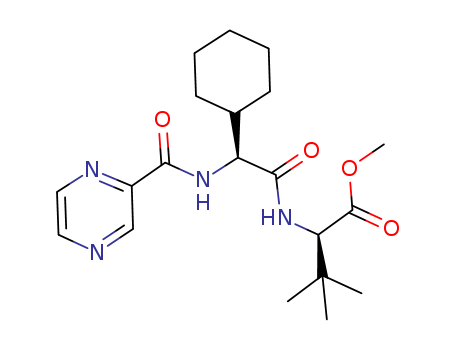 (R)-methyl 2-((S)-2-cyclohexyl-2-(pyrazine-2-carboxamido)acetamido)-3,3-dimethylbutanoate