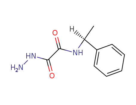 Molecular Structure of 6152-25-6 (2-hydrazinyl-2-oxo-N-(1-phenylethyl)acetamide)