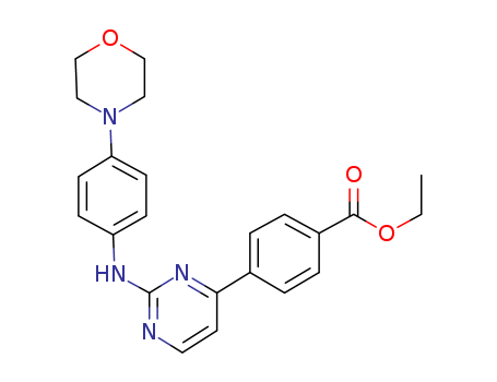 ethyl 4-(2-(4-MorpholinophenylaMino)pyriMidin-4-yl)benzoate