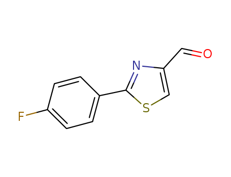 4-Thiazolecarboxaldehyde,2-(4-fluorophenyl)-                                                                                                                                                            