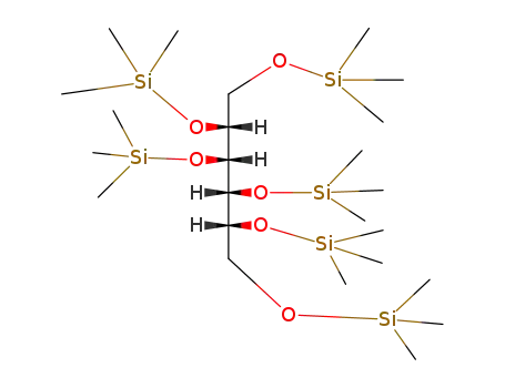 Molecular Structure of 14317-07-8 (TRIMETHYLSILYL-D(+)MANNITOL)