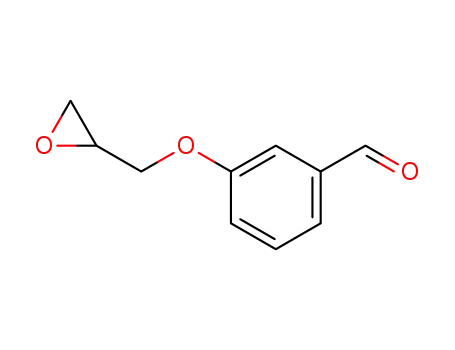 Molecular Structure of 22590-64-3 (3-(oxiran-2-ylmethoxy)benzaldehyde)