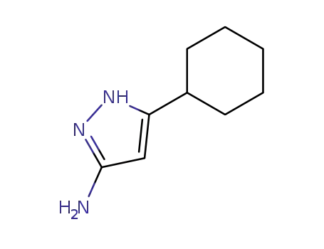 Molecular Structure of 81542-54-3 (5-Cyclohexyl-1H-pyrazol-3-amine)