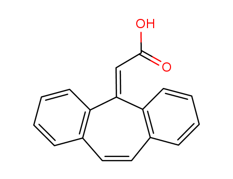 (5H-DIBENZO(A,D)CYCLOHEPTEN-5-YLIDENE)ACETIC ACIDCAS
