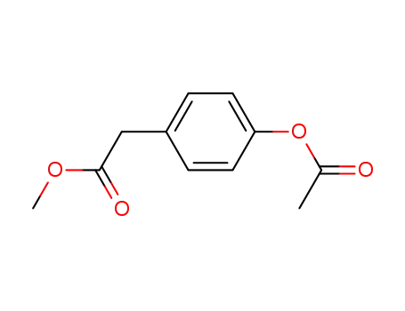 Molecular Structure of 35400-15-8 (4-(Acetyloxy)benzeneacetic acid methyl ester)
