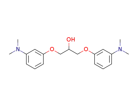 Molecular Structure of 110194-75-7 (1,3-bis[3-(dimethylamino)phenoxy]propan-2-ol)