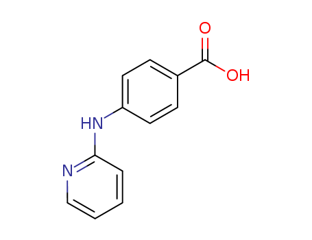 Molecular Structure of 19825-34-4 (Benzoic acid, 4-(2-pyridinylamino)-)