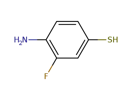 Molecular Structure of 15178-48-0 (2-Fluoro-4-Mercapto-Aniline)