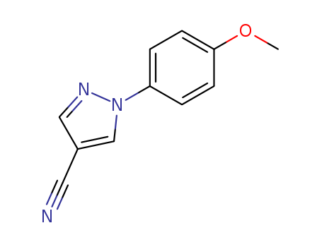 1H-Pyrazole-4-carbonitrile, 1-(4-methoxyphenyl)-