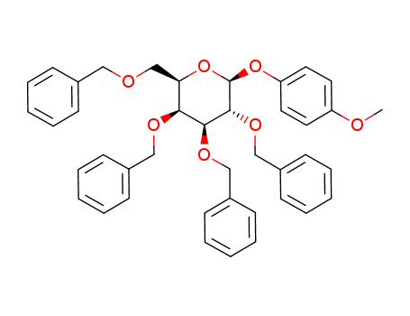 143536-99-6,4-METHOXYPHENYL 2,3,4,6-TETRA-O-BENZYL-BETA-D-GALACTOPYRANOSIDE,4-METHOXYPHENYL 2,3,4,6-TETRA-O-BENZYL-BETA-D-GALACTOPYRANOSIDE;4-Methoxyphenyl2,3,4,6-tetra-O-benzyl-b-D-galactopyranoside