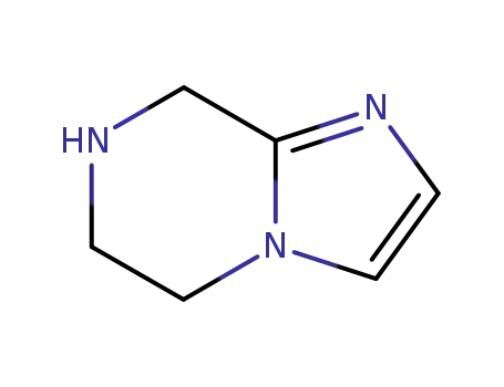 Molecular Structure of 91476-80-1 (5,6,7,8-TETRAHYDROIMIDAZO[1,2-A]PYRAZINE)