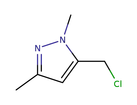 Molecular Structure of 852227-86-2 (5-(CHLOROMETHYL)-1,3-DIMETHYL-1H-PYRAZOLE)