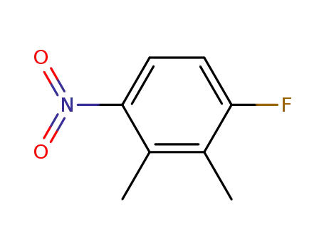 Molecular Structure of 1736-87-4 (3-FLUORO-6-NITRO-O-XYLENE)