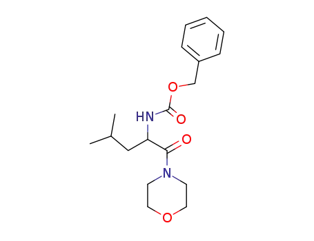 Molecular Structure of 56414-80-3 (Carbamic acid, [3-methyl-1-(4-morpholinylcarbonyl)butyl]-, phenylmethyl
ester)