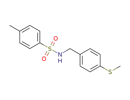 Molecular Structure of 1023247-22-4 (N-(4-(methylthio)benzyl)-4-methylbenzenesulfonamide)