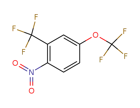 Molecular Structure of 409114-47-2 (1-NITRO-4-TRIFLUOROMETHOXY-2-TRIFLUOROMETHYL-BENZENE)