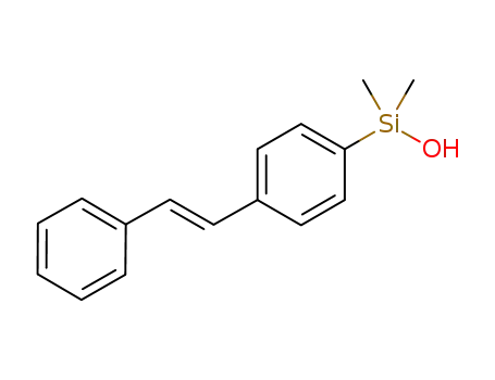 Molecular Structure of 1123246-77-4 ((E)-(4-(phenylethenyl)phenyl)dimethylsilanol)